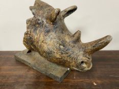 A contemporary composite figure - Rhino head