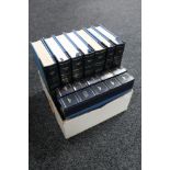 A box of nine Guild Publishing volumes;