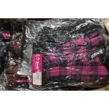 A box of Phaze tartan tops