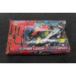 A Fast Lane Super Loop Challenge car racing set