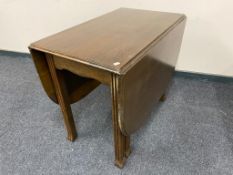 An early 20th century oak gateleg table