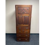 A Victorian mahogany wardrobe/cupboard