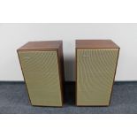 A pair of teak cased Lowther Acousta Speakers with original P 6 M drivers CONDITION