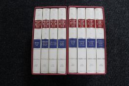 Eight Folio Society volumes;