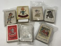 Seven interesting sets of playing cards