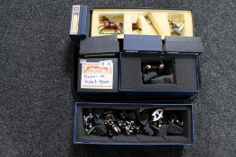 Little Legion Toy Soldiers : Eight boxes of painted metal figures relating in the main to the Zulu