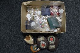 A box of costume and fashion jewellery,
