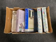 A box of two Cath Kidson bed sets (double and king size), sealed and new,