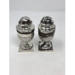 A pair of Victorian salt/peppers