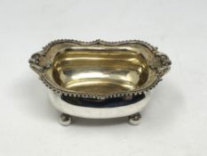 A Georgian silver gilt salt, Alice and George Burrows,