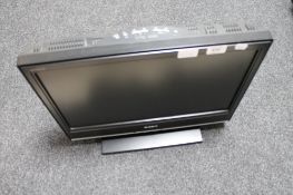 A Sony Bravia 20 inch LCD TV with remote