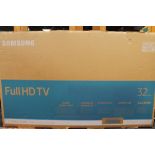 A boxed Samsung 5 series 32 inch TV model UE32K 5500AK with remote (as new)