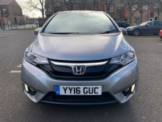 A Honda Jazz motor car, Model EX I-VTEC, silver, 1318 cc, petrol, five-door hatchback,