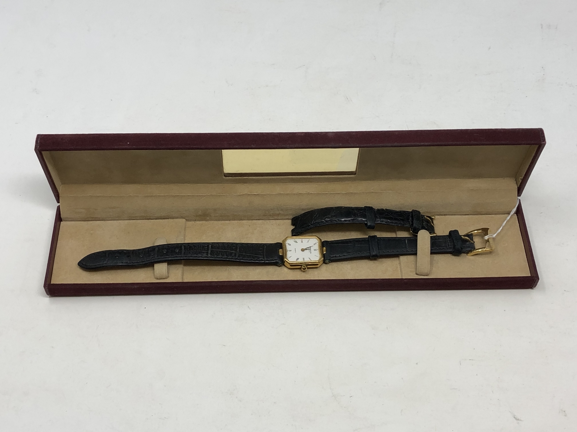 A Lady's 18ct gold plated Raymond Weil wristwatch, in retail box.