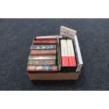 A box of early 20th century and later volumes relating to war, medal collector's,