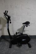 A Reebok Z 9 exercise bike with lead