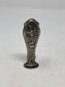 An Art Nouveau silver seal