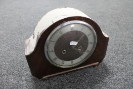 A 1930's mahogany cased Smiths mantel clock