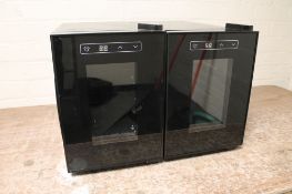 Two bench top mini fridges