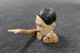 A cast iron novelty nut cracker - Hitler