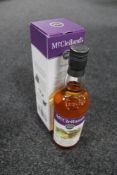 A bottle of McClelland's single malt scotch whisky 700ml,