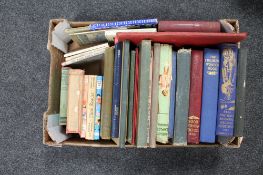 A box of antique and later children's books