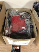 A box of Phaze clothes to include : vest tops,