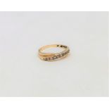 A 9ct gold dress ring, size N. CONDITION REPORT: 1.5g.