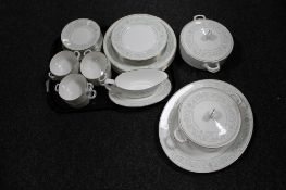 Thirty-four pieces of Royal Worcester Allegro tea and dinner china