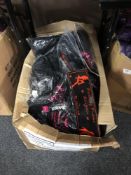 A box of Phaze clothes to include : fantasy fusion lingerie and pvc style clothing