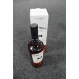 A bottle of Bowmore single malt scotch aged 15 years 700ml in box