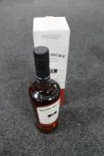 A bottle of Bowmore single malt scotch aged 15 years 700ml in box