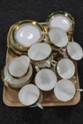 A Duchess Winchester gilded tea set