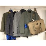 A Simon Carter jacket, new with tags, together with two further woolen jackets,