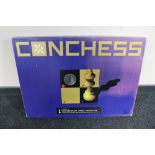 A boxed Conchess electronic chess set