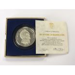 A 1974 Panama 20 Balboas silver coin,
