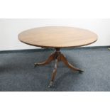 A Victorian mahogany tilt topped breakfast table