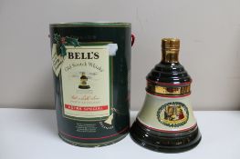 A Wade Bells Old Scotch Whisky Christmas 1988 decanter in presentation box