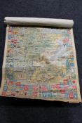 A roll of maps and roll of council plans