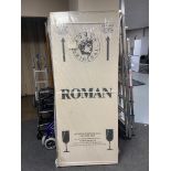 A boxed Roman original shower corner side panel,