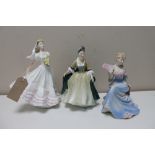 Two Coalport figures - Age of Elegance Chelsea Reception and A Romantic Bride,