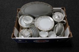 A box of Noritake Croydon dinner service