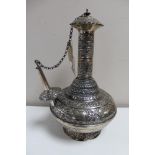 A white metal ewer height 27.