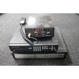 A Samsung digital video recorder SHR-5162 together with an Edge CCTV digital video recorder and