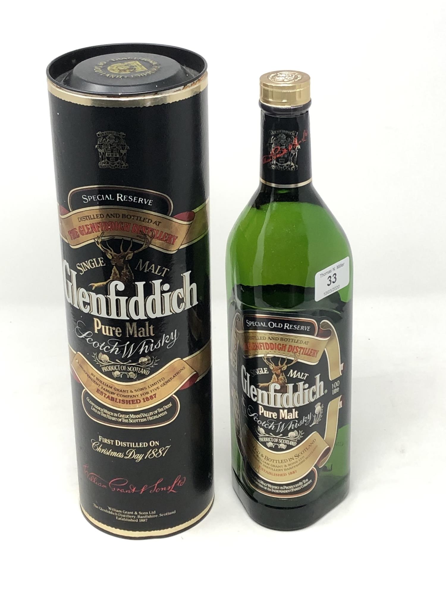 Glenfiddich Pure Malt Scotch Whisky 1l,