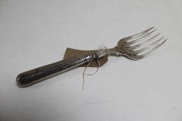 An Edinburgh silver toasting fork