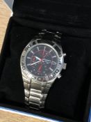 A gents stainless steel Honda chronograph wristwatch