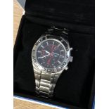 A gents stainless steel Honda chronograph wristwatch