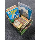 A box of observer books, vintage ladybird books,