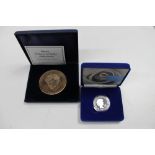 A Diana silver proof memorial coin,